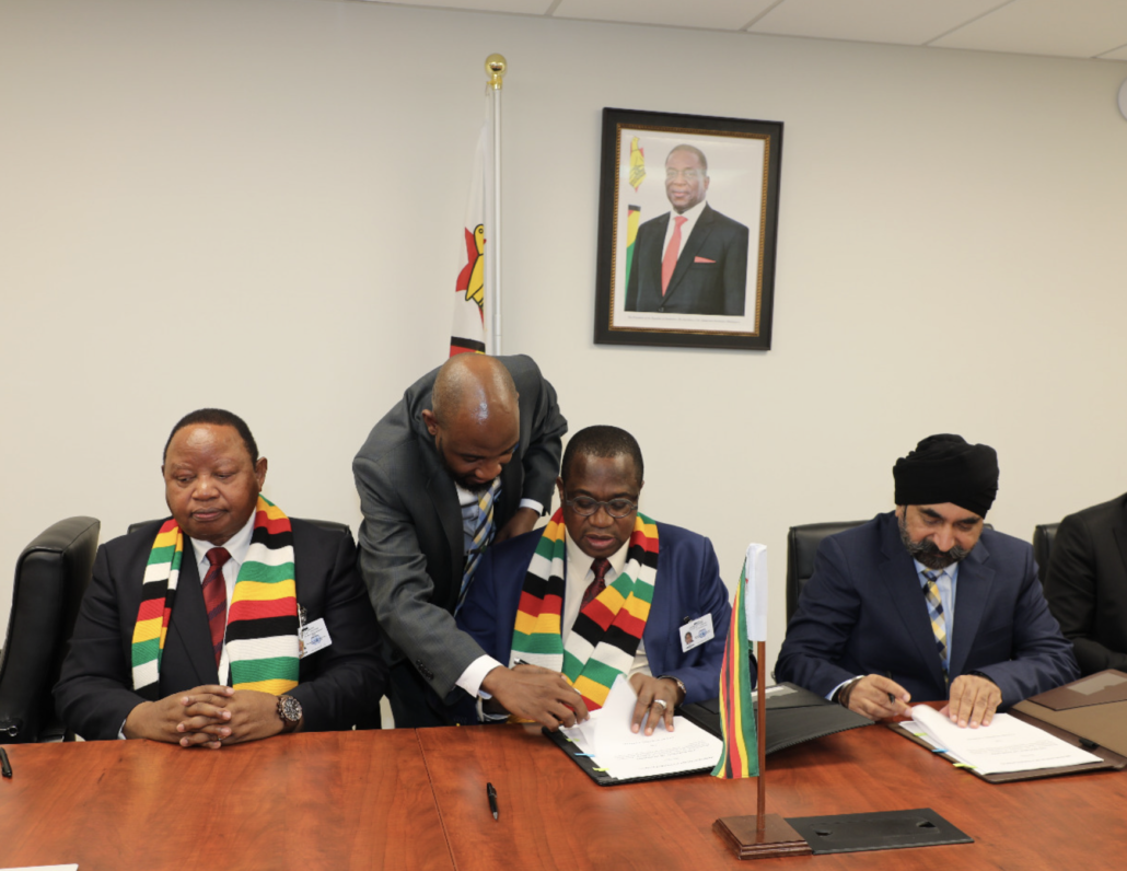 Harpal Mann signs MOU Zimbabwe